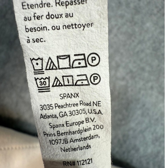 SPANX White Ponte Pull On Pants Straight Leg Stretch Career Casual Officecore - Picture 13 of 14